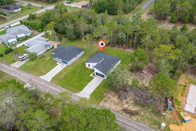 9312 N Akola Way, Citrus Springs, FL 34434 - aerial perspective of suburban area