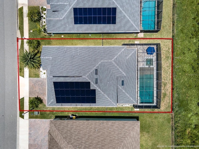 2452 Camden Park Ave, Davenport, FL 33837 - view from above of property with property boundaries highlighted