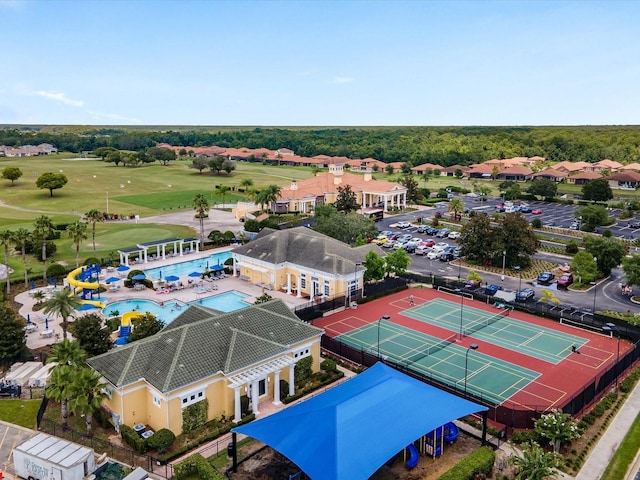 2452 Camden Park Ave, Davenport, FL 33837 - aerial view of a pool area and a golf course