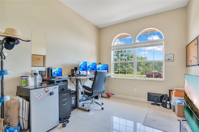 18852 Starry St, Orlando, FL 32833 - office space with light tile patterned flooring and baseboards