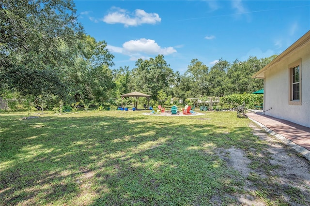 18852 Starry St, Orlando, FL 32833 - view of grassy yard featuring view of wooded area