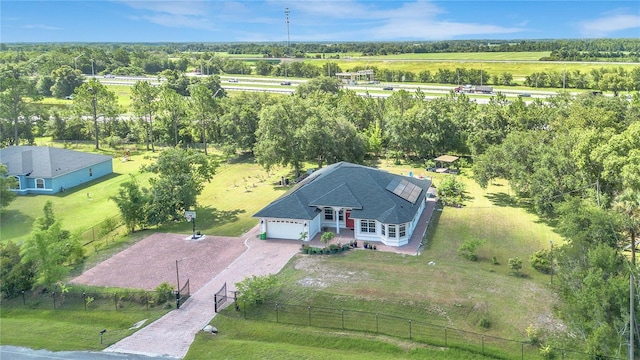 18852 Starry St, Orlando, FL 32833 - aerial view of sparsely populated area with a tree filled landscape