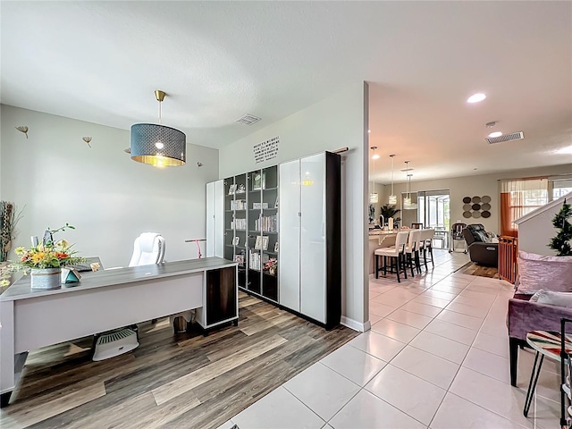 1808 Regal River Cir, Ocoee, FL 34761 - home office featuring wood finished floors and recessed lighting