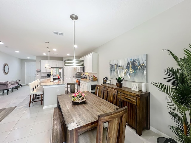 1808 Regal River Cir, Ocoee, FL 34761 - dining area featuring recessed lighting and light tile patterned floors