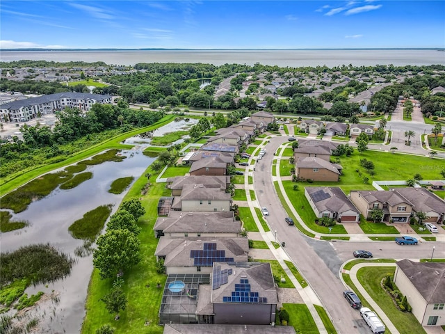 1808 Regal River Cir, Ocoee, FL 34761 - aerial perspective of suburban area featuring a large body of water