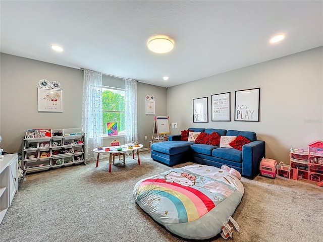 1808 Regal River Cir, Ocoee, FL 34761 - carpeted living area with recessed lighting