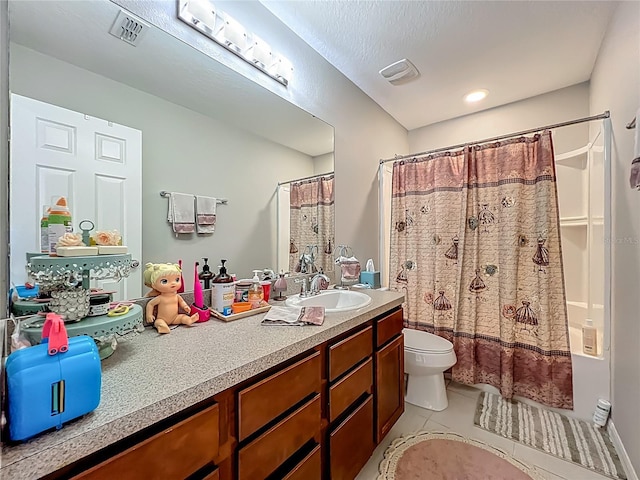 1808 Regal River Cir, Ocoee, FL 34761 - full bathroom with vanity, tile patterned floors, and shower / tub combo