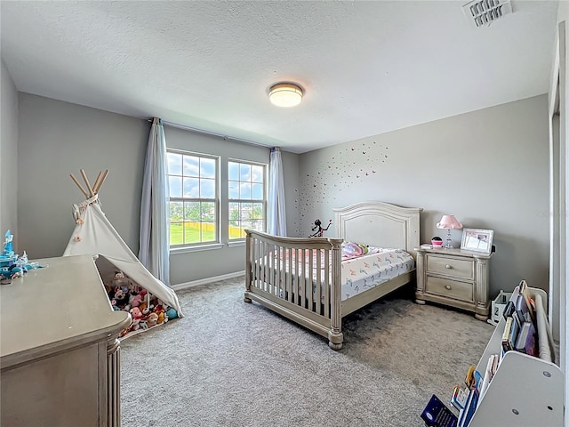 1808 Regal River Cir, Ocoee, FL 34761 - bedroom with carpet and a textured ceiling