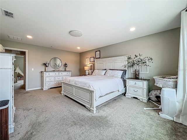 1808 Regal River Cir, Ocoee, FL 34761 - bedroom featuring light colored carpet and recessed lighting