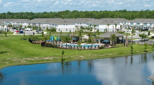 3045 Skyline Loop, Kissimmee, FL 34758 - aerial perspective of suburban area with a nearby body of water