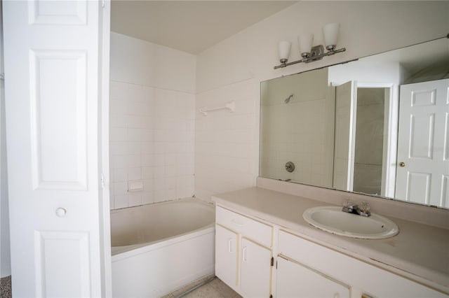 13037 Mulberry Park Dr Unit 5211, Orlando, FL 32821 - full bath featuring vanity, tub / shower combination, and tile patterned flooring
