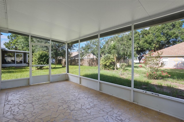 988 Vanderbilt Dr, Eustis, FL 32726 - unfurnished sunroom featuring plenty of natural light