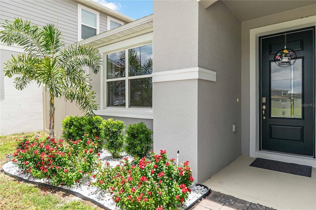 16400 Winding Preserve Cir, Clermont, FL 34714 - doorway to property featuring stucco siding