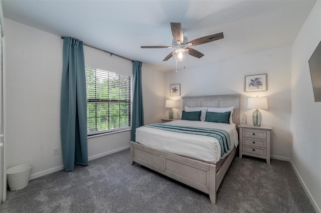 2792 Roccella Ct, Kissimmee, FL 34747 - carpeted bedroom featuring baseboards and a ceiling fan
