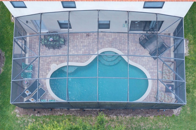 2792 Roccella Ct, Kissimmee, FL 34747 - view of basketball court with an outdoor pool