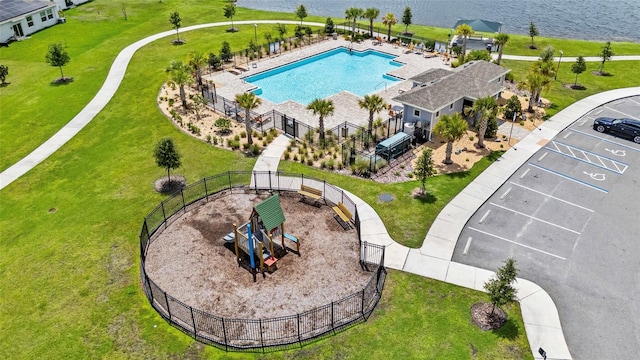 4491 Holstein St, Saint Cloud, FL 34772 - drone / aerial view of a nearby body of water