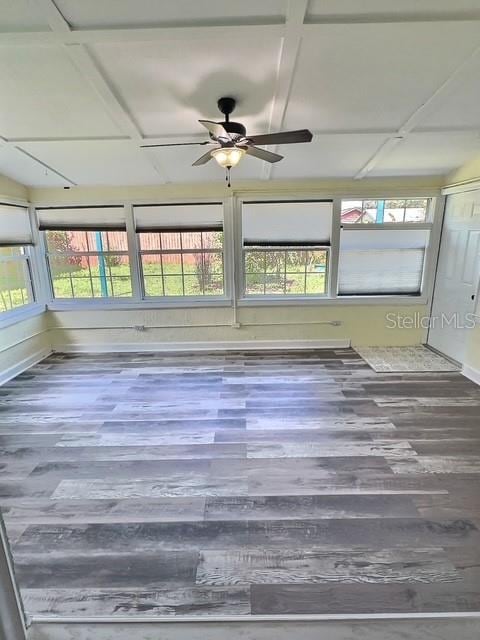 520 Jupiter Blvd NW, Palm Bay, FL 32907 - unfurnished sunroom with coffered ceiling