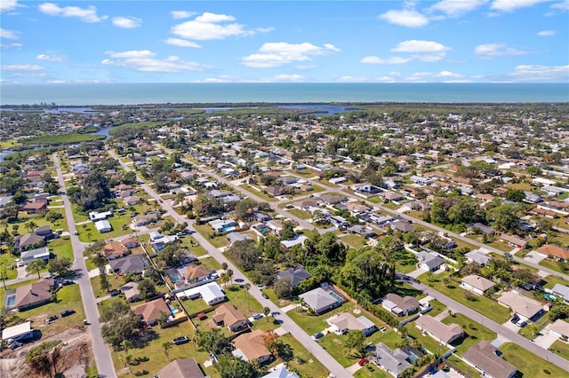 874 Acadia Rd, Venice, FL 34293 - aerial view of property's location with a nearby body of water and nearby suburban area