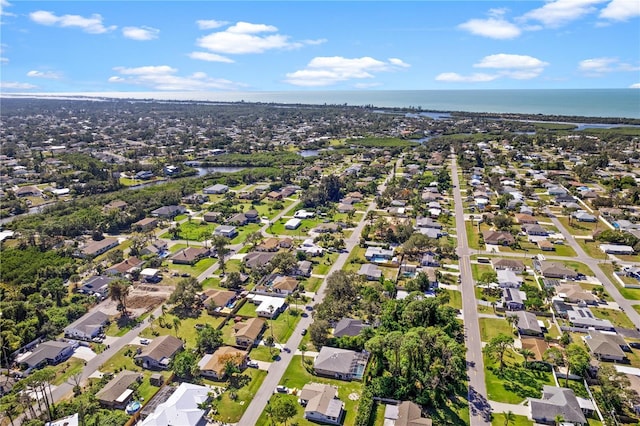 874 Acadia Rd, Venice, FL 34293 - aerial overview of property's location with a nearby body of water and nearby suburban area
