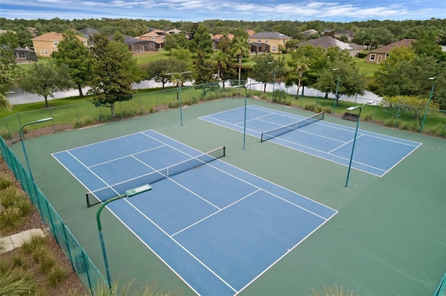 2534 Double Tree Pl, Oviedo, FL 32766 - view of tennis court with a residential view