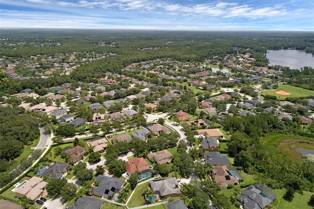 2534 Double Tree Pl, Oviedo, FL 32766 - aerial overview of property's location featuring a nearby body of water and nearby suburban area