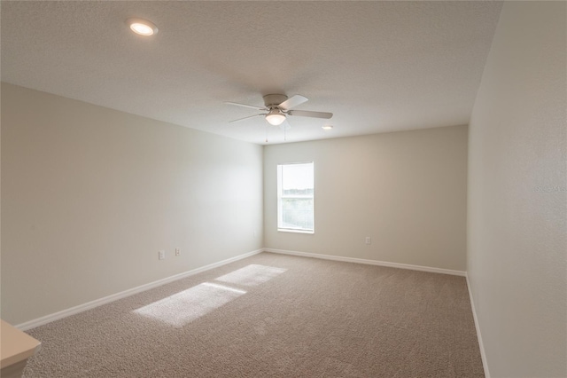3840 Fescue St, Clermont, FL 34714 - carpeted empty room featuring ceiling fan and recessed lighting