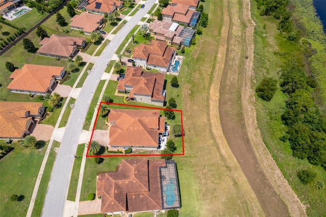 3546 Mediterra Dr, Clermont, FL 34711 - aerial view of residential area with property parcel outlined