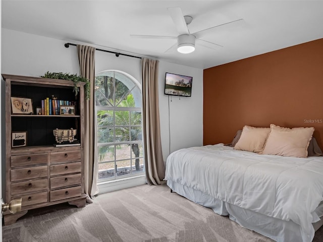 15718 Carriage Hill Ct, Clermont, FL 34711 - carpeted bedroom featuring a ceiling fan