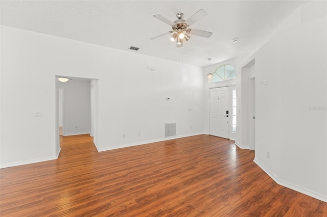 11341 Autumn Wind Loop, Clermont, FL 34711 - empty room with wood finished floors and ceiling fan