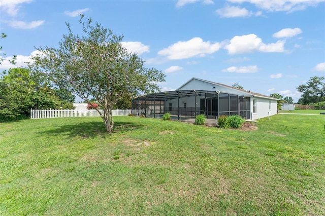 11341 Autumn Wind Loop, Clermont, FL 34711 - view of yard with a lanai