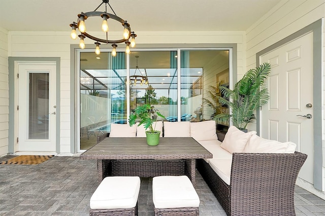 927 Paradise Dr, Davenport, FL 33897 - view of patio / terrace featuring outdoor lounge area