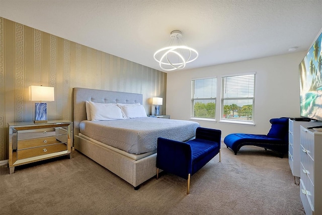 927 Paradise Dr, Davenport, FL 33897 - bedroom featuring a chandelier and carpet floors