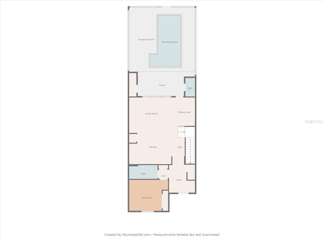 927 Paradise Dr, Davenport, FL 33897 - view of floor plan / room layout
