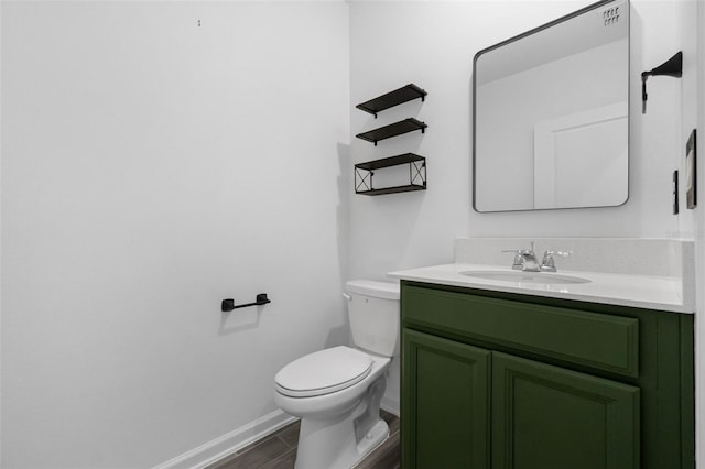 617 Hitch Loop, Saint Cloud, FL 34772 - half bathroom with vanity and wood finished floors