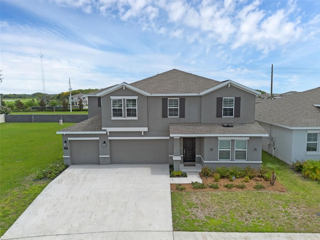 617 Hitch Loop, Saint Cloud, FL 34772 - traditional home featuring stucco siding, an attached garage, driveway, and a shingled roof
