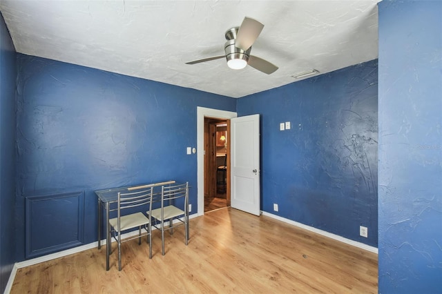 1108 W Minnehaha Ave, Clermont, FL 34711 - bedroom featuring wood finished floors and ceiling fan