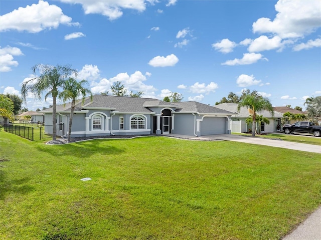 198 Porto Velho St, Punta Gorda, FL 33983 - ranch-style home featuring driveway, a garage, and stucco siding