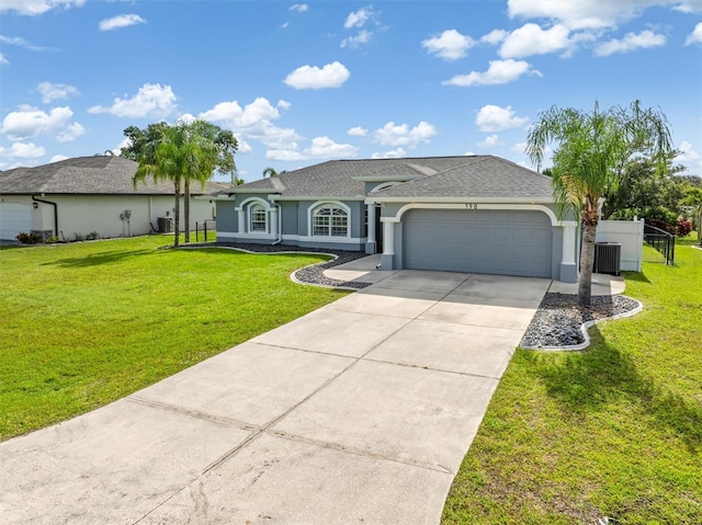 198 Porto Velho St, Punta Gorda, FL 33983 - view of front facade featuring a garage, stucco siding, and concrete driveway