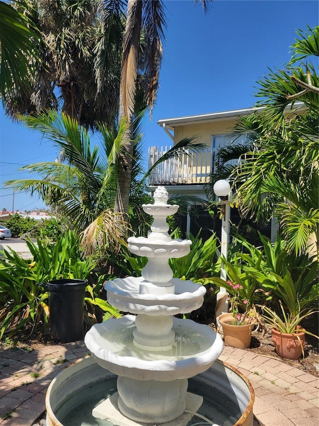 686 S Atlantic Ave Unit 1-8, Cocoa Beach, FL 32931 - view of yard featuring a balcony
