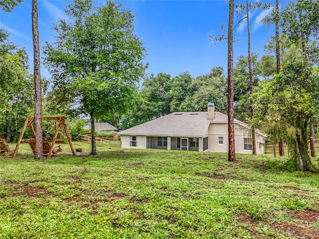 16634 Pine Timber Ave, Montverde, FL 34756 - view of yard with a playground