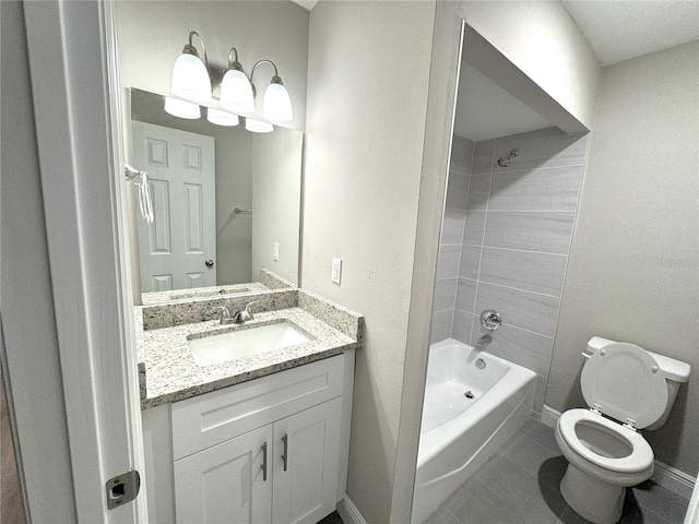 6054 Amberly Ct Unit T21, Orlando, FL 32822 - full bathroom with vanity, shower / bath combination, and tile patterned flooring