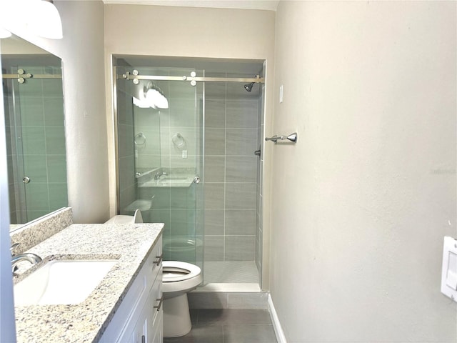6054 Amberly Ct Unit T21, Orlando, FL 32822 - full bath featuring tile patterned flooring, vanity, and a shower stall