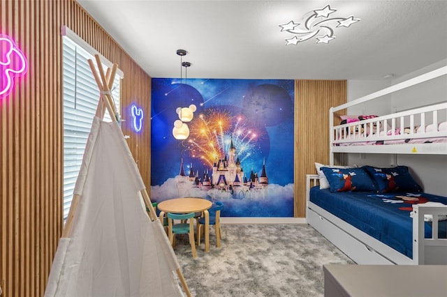 3292 Tranquil Trl, Kissimmee, FL 34747 - carpeted bedroom featuring an accent wall
