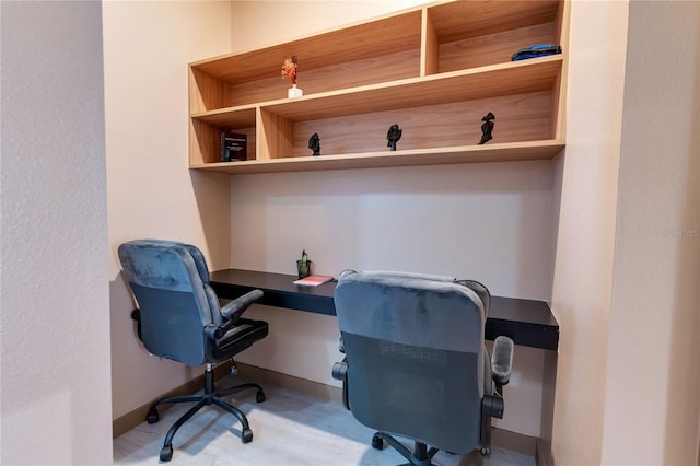 3292 Tranquil Trl, Kissimmee, FL 34747 - office with built in study area and wood finished floors