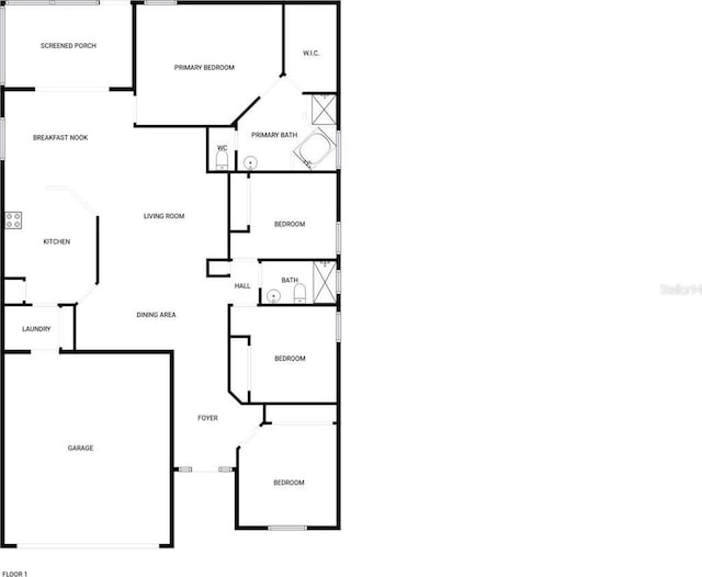 6303 Twin Bridges Dr, Zephyrhills, FL 33541 - view of property floor plan
