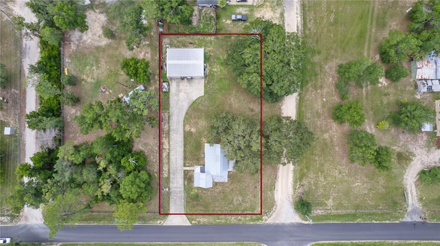 19402 E 5th St, Umatilla, FL 32784 - aerial overview of property's location with property boundaries highlighted