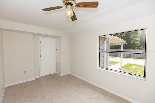 19402 E 5th St, Umatilla, FL 32784 - unfurnished room with carpet and lofted ceiling