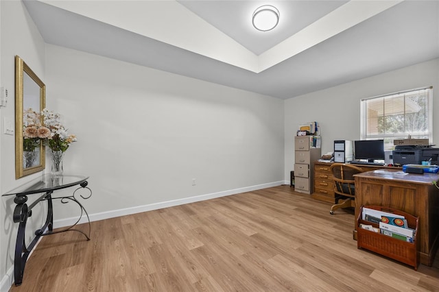 12404 SW 31st Ave, Archer, FL 32618 - office featuring light wood-style floors and baseboards