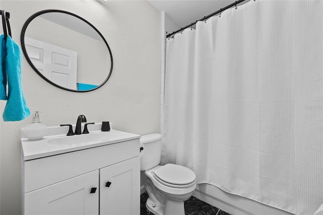 12404 SW 31st Ave, Archer, FL 32618 - bathroom with vanity and shower / bathtub combination with curtain