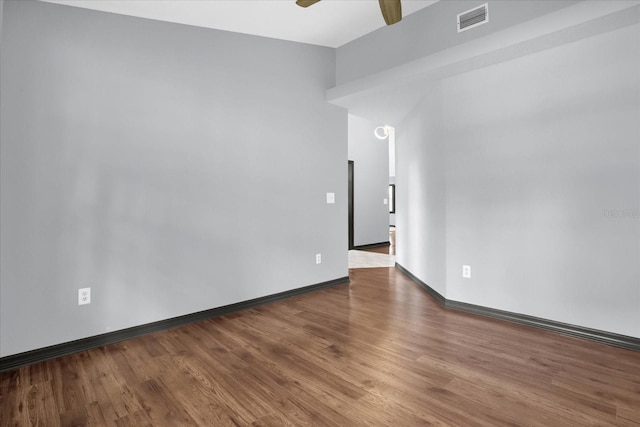 1237 Erik Ct, Altamonte Springs, FL 32714 - spare room featuring ceiling fan and wood finished floors